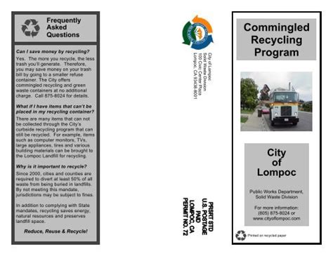City of Lompoc Recycling Drop.